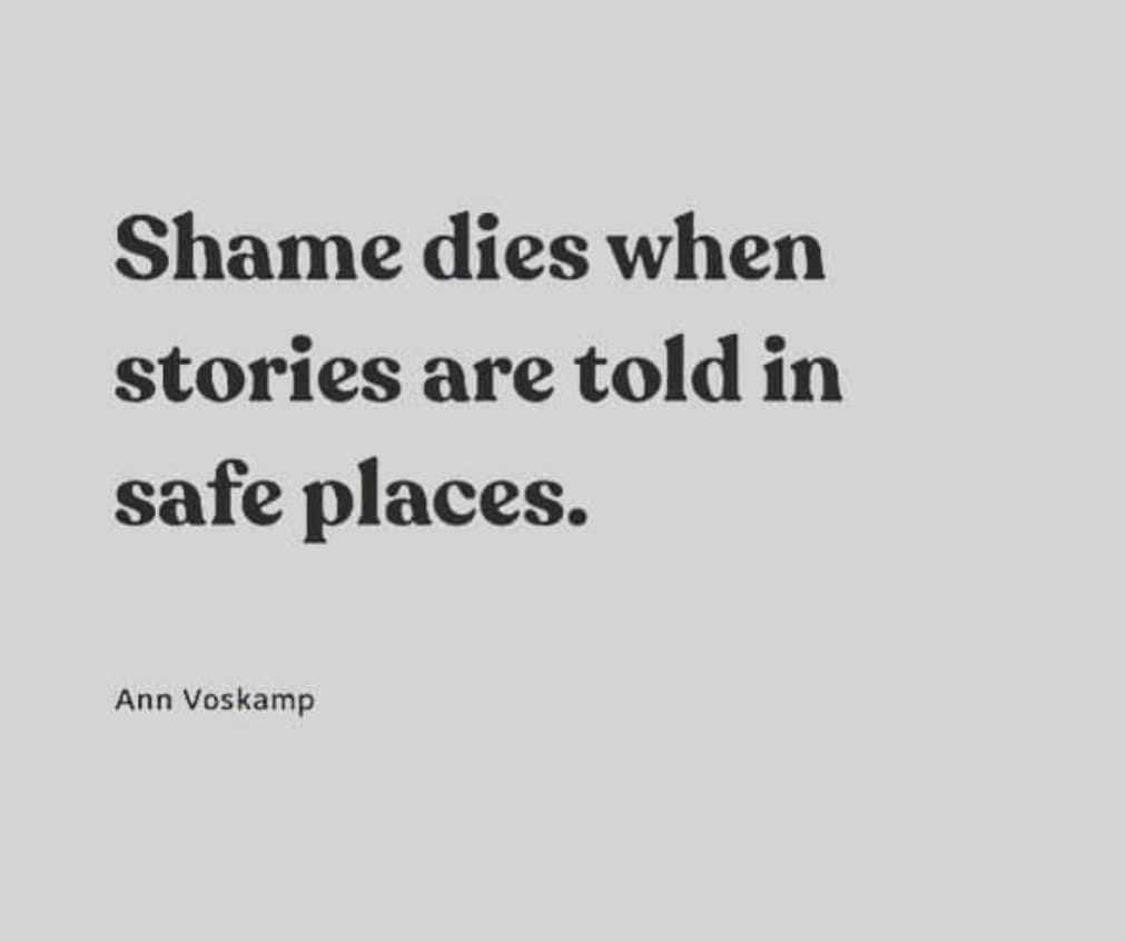 As a child did you grow up with shame?